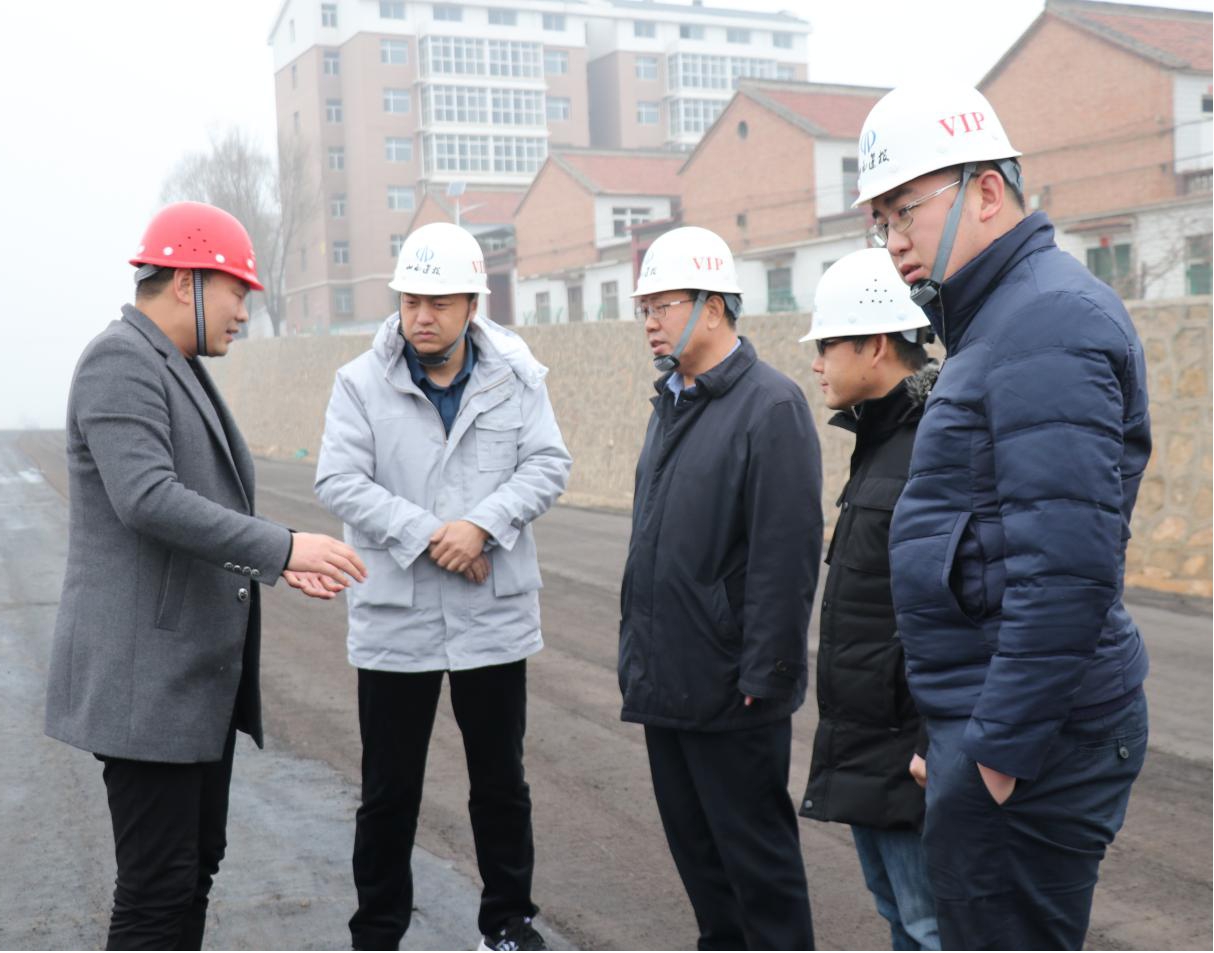 山西建投生产总监杨雷平赴国道G342晋都会过境段改线工程调研指导