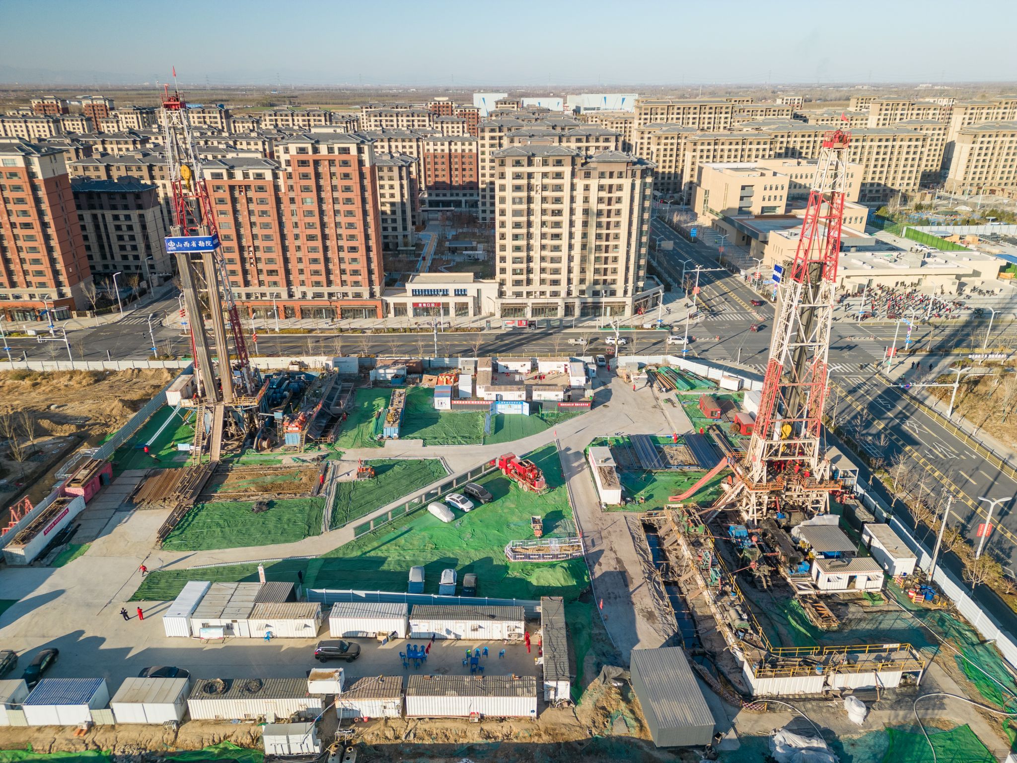 山西建投集团承建的雄安新区中深层地热能源项目乐成出水