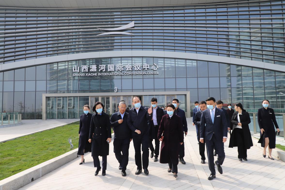 孙波到山西·潇河新城国际聚会中心调研