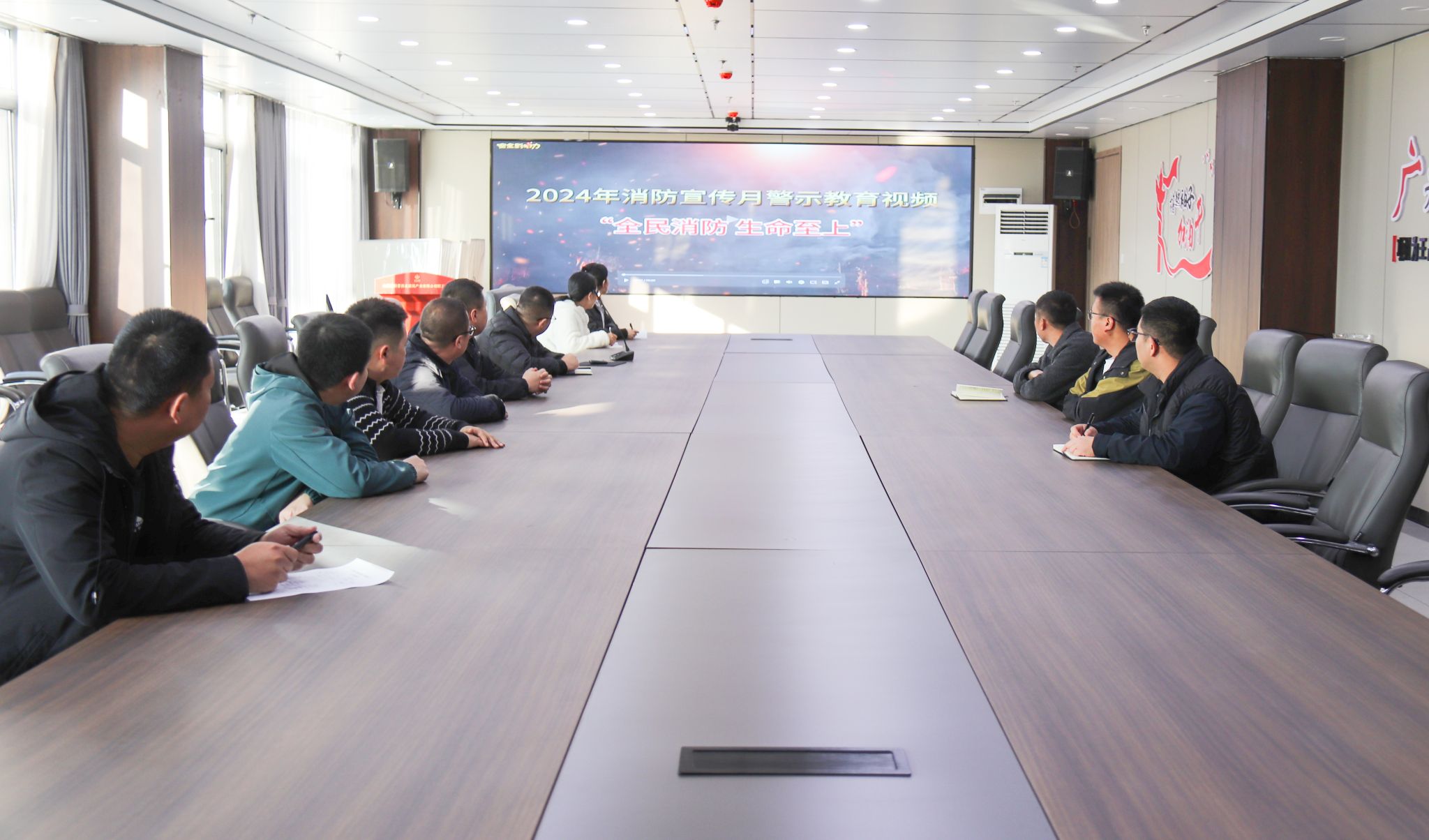 山西建投晋西北工业公司开展“全民消防、生命至上”主题运动