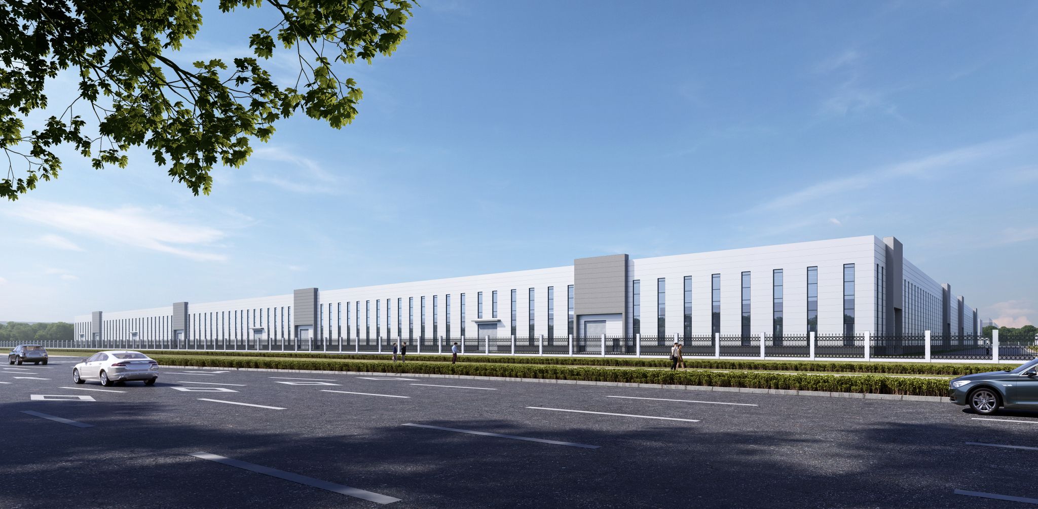 山西建投潇河工业公司承建的太重高端装备制造和风电装备工业链配套项目乐成首吊