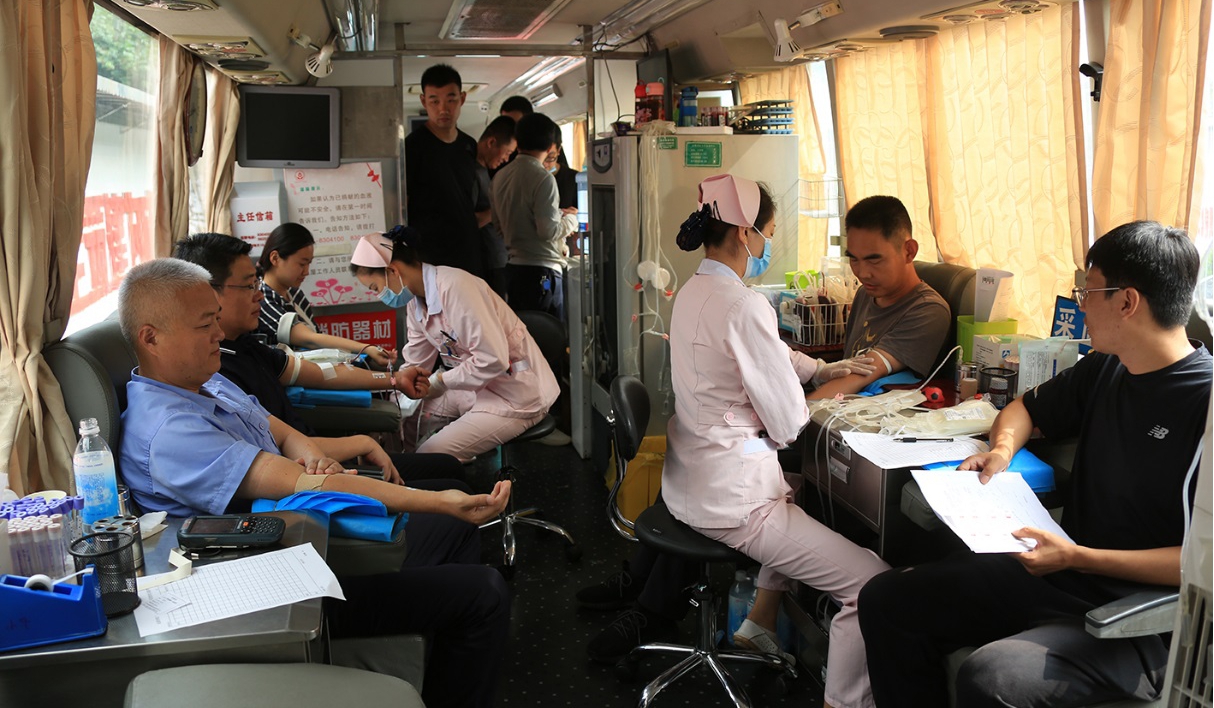 山西建投四建集团组织2020年职工义务献血运动