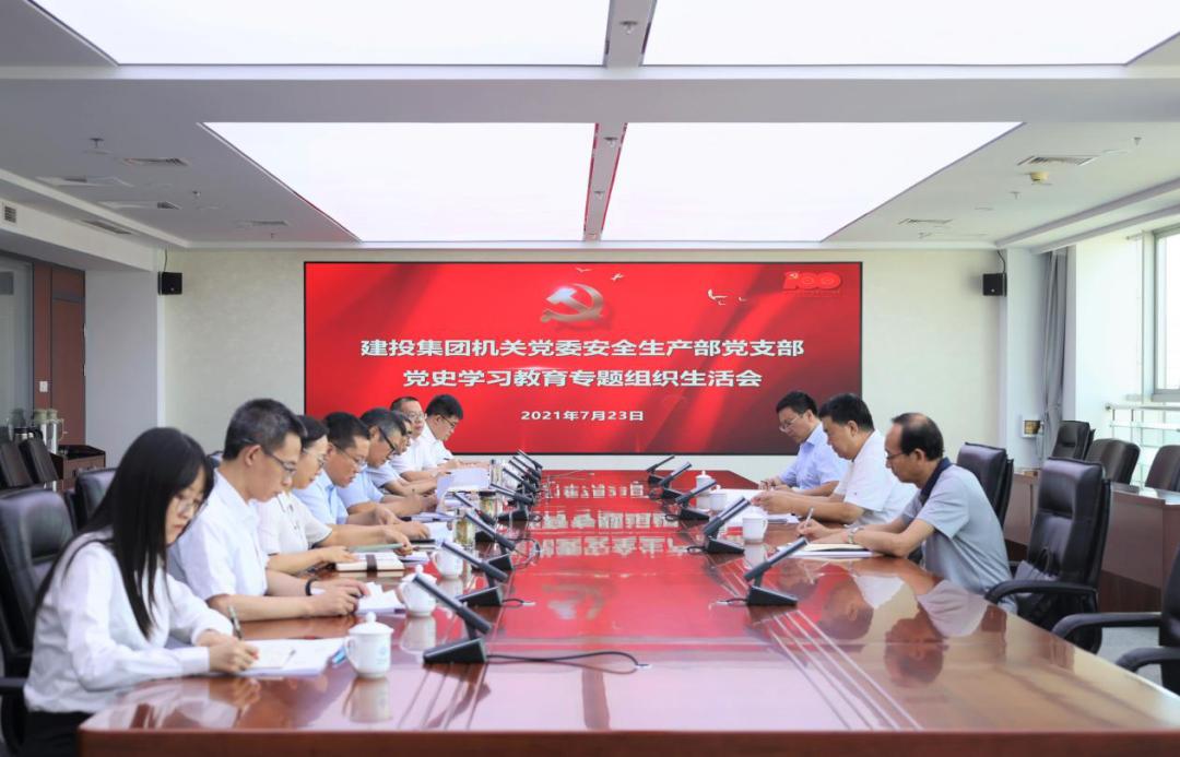 省委党史学习教育巡回指导组第十五组指导山西建投党史学习教育专题组织生涯会