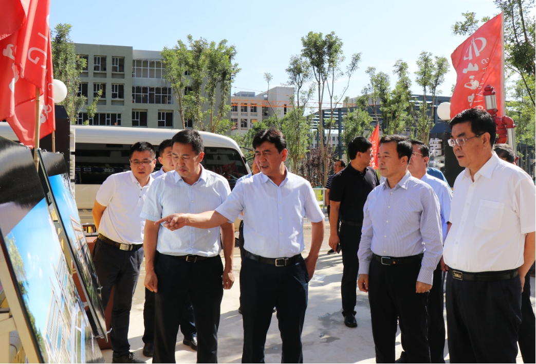 晋中市委书记赵建平调研山西职教港项目尊龙凯时情形