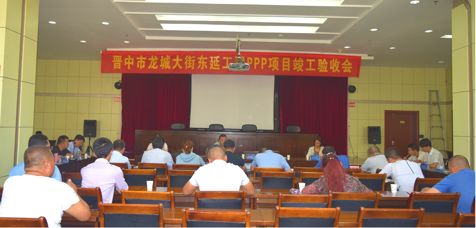 山西建投承建的晋中市龙城大街东延工程ppp项目顺遂通过完工初验