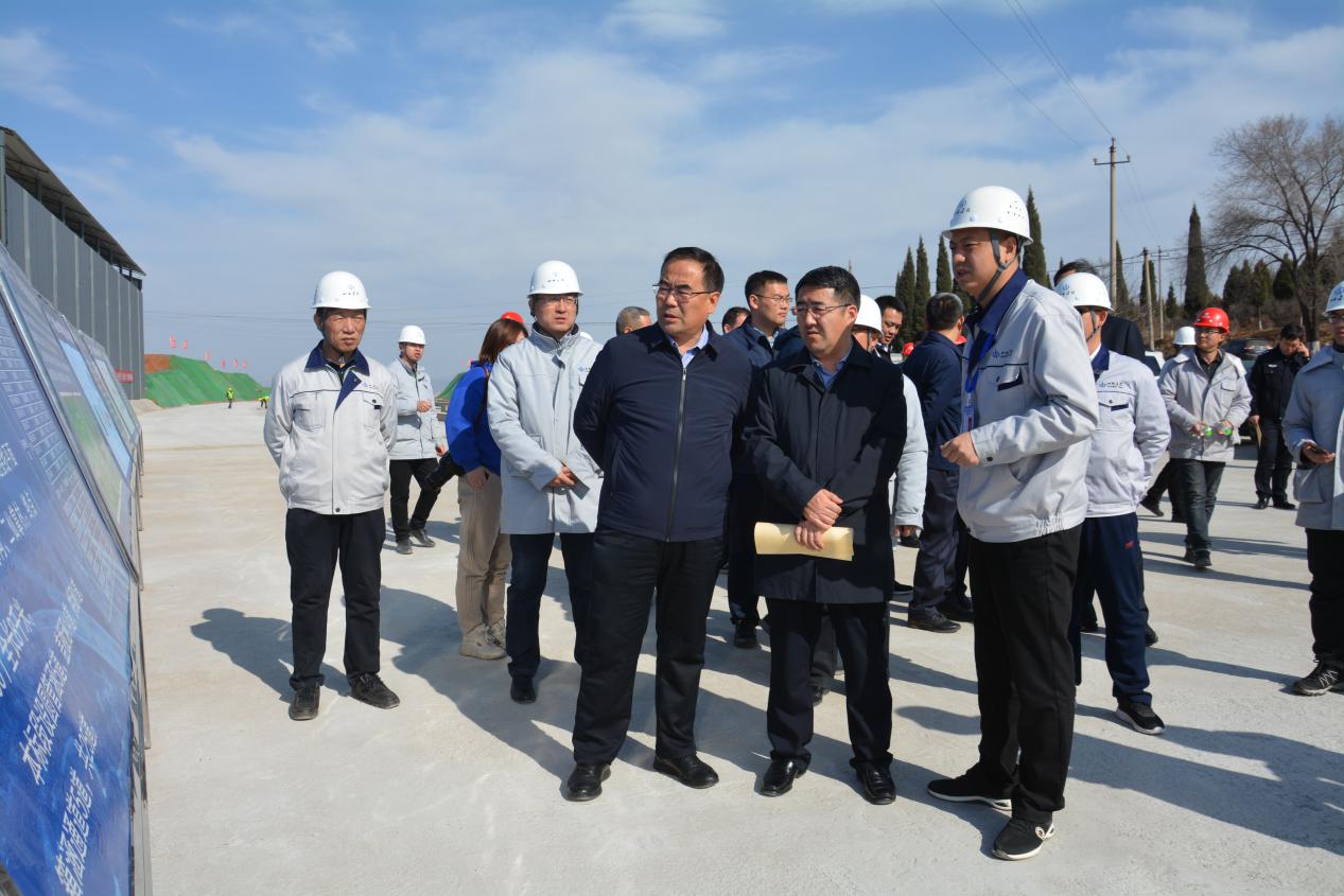 晋都会常务副市长张利锋到山西建投国道342晋城过境段PPP项目调研指导