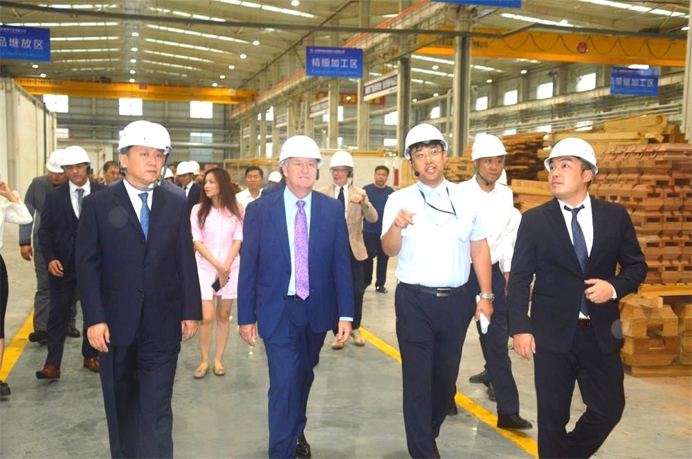 新西兰前总理约翰·基一行考察山西建投修建工业现代化临汾园区