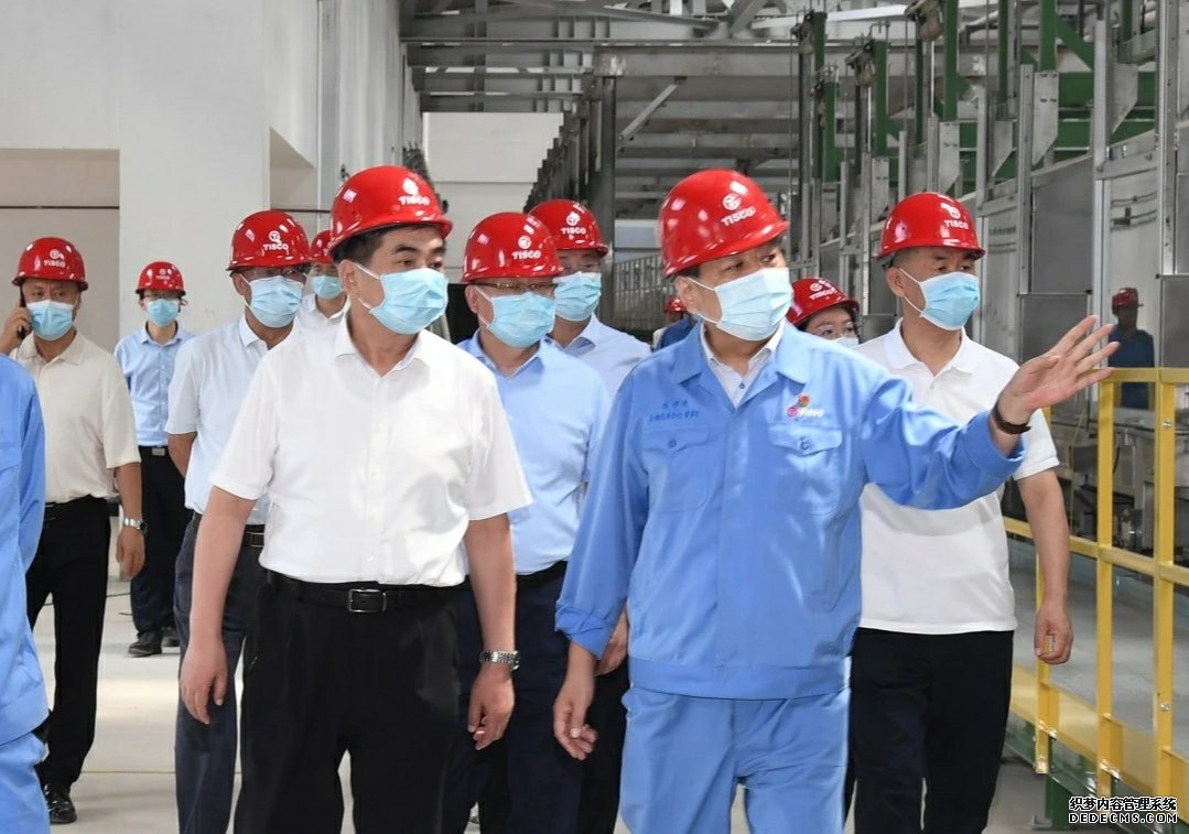 太原市委副书记、市长在山西建投装置集团太钢高端碳纤维生产基地三期项目调研