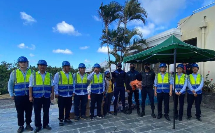 山西建投建工集团毛里求斯项目职员自愿行动获点赞